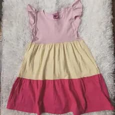 Vestido Infantil Três Marias Yeaqp - Tamanho 6 Anos - Vestido Criança