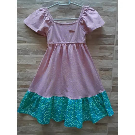Vestido Infantil Fakini Midi - Tamanho 1 Ano - Vestido Bebê