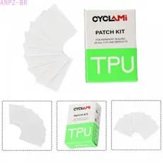 Kit De Reparo De Pneus De Bicicleta De Alta Qualidade 8 Remendos E Cola Incluído Para Fixação Fácil
