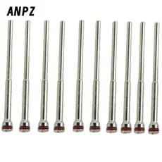[AZP] 10pcs Haste De Polimento Mandril Burs Ferramenta Rotativa Para Máquina Polidora 2.35 Mm