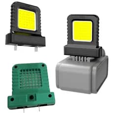 3 Pcs 14 W LED Lanterna De Acampamento Mini Inspeção De Luz De Trabalho De Bolso Para Bateria De 21 V