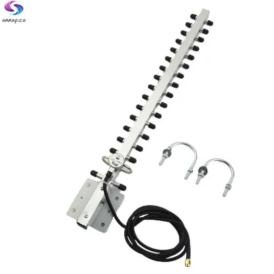 Sinal WiFi Boosted Com Antena Externa Direcional De 2 4GHz 25dBi Para Roteador