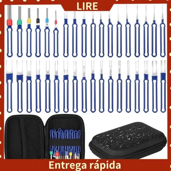 [LIRE] 36Pcs Kit De Ferramentas De Remoção De Terminal Ferramenta De Fixação Pino De Conector Elétrico