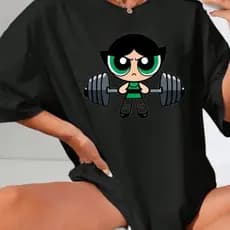 T-Shirt Camisetão Feminino Academia Gym Blusa