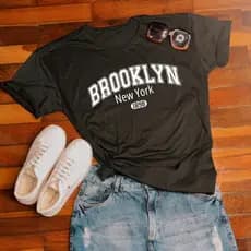 Camisetão Blusa Feminina Brooklyn1886 Ny Streetwear Camiseta