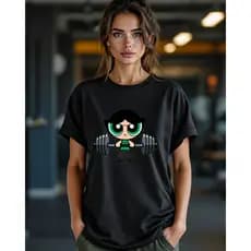 Camisas Feminina Camisetas Academia Treino Algodão Meninas Super Poderosas Cross Fit Gym