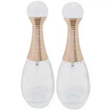 Kit 2 Frasco Perfume Vidro 20ml Portátil Com Válvula Spray Reutilizável