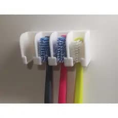 Suporte de Parede para Escovas de Dente Fechado