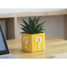 Vaso Suculentas - Caixa Mario - 6,5cm