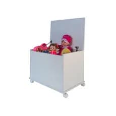 Baú com rodinhas para brinquedos roupas e organizar o espaço