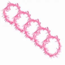 Tiara Coroa De Flores Com Luzes Led Coloridas - Kit 5 Un