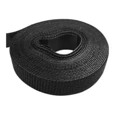 Abraçadeira De Cabos Tipo Velcro Dupla Face Preto 20x 3000mm