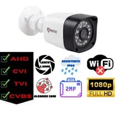 Câmera De Segurança Jl Protec Jl-AHD1020 Com Resolução 2mp - Branco