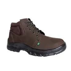Bota Botina Segurança Bico Aço Couro C.a Bra Ecosafety 136