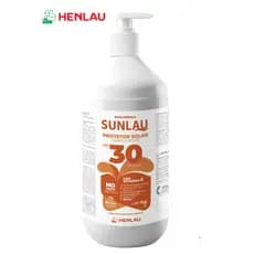 Protetor Solar Fps 30 Galão 1L Henlau 1/3 UVA UVB Bloqueador Solar Proteção Raios Ultravioleta Sol