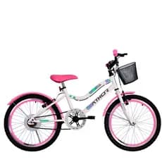 Bicicleta Infantil Feminina Aro 20 Mist Athor Cestinha 6 a 9 Anos