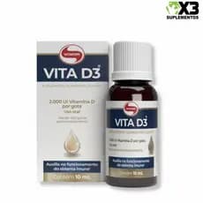 Vitamina D Vita D3 Em Gotas 10ml - Vitafor