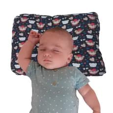 Travesseiro Bebê Plagiocefalia Médio Modelador Azul Estampado