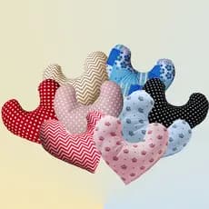 Almofada de Apoio Especial Coração Protege áreas sensíveis Mulituso Happy Line
