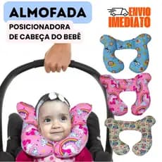 Almofada Para Pescoço Com Apoio Cabeça Bebe Cadeirinha