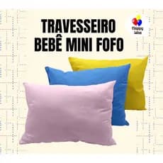 Travesseiro Para Bebe 30x40 Travesseiro Infantil Mini Fofo Macio