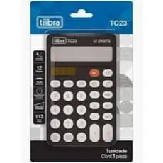 Calculadora Tilibra TC21 - 12 Dígitos - Preto e Rosa