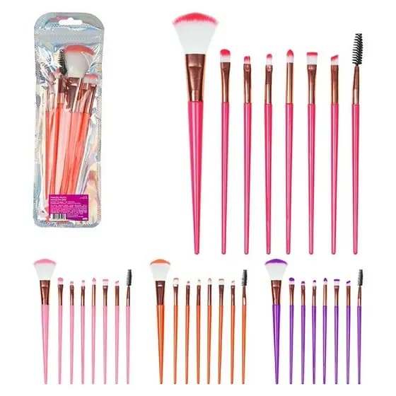 Kit c/ 8 Pinceis p/ Maquiagem