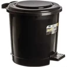 Lixeira plástica cozinha banheiro área com Pedal 7,5 Litros Plasmarc