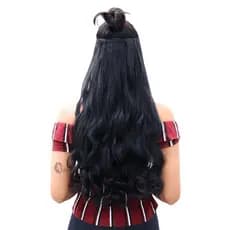 Aplique Cabelo Ondulado TicTac Mega Hair Removivel Extensão Liso Idêntico Ao Humano Longo Com Volume