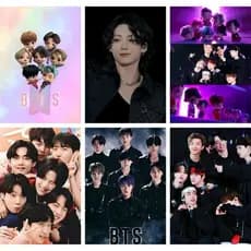 Quadros Decorativos BTS K-Pop Placas Decoração