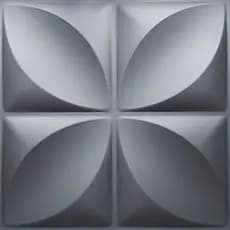 Kit De 16 Placas Decorativa  Revestimento 50cmx50cm Cor Preta 4 M² Direto da Fabrica