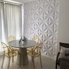 Kit com 38 Placas Decorativa 3d De Revestimento Pvc 50cmx50cm