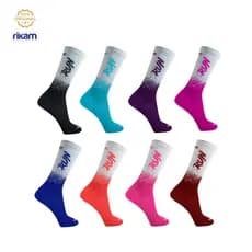 Kit 2 Meia Bike RUN Feminina Alta Qualidade Corrida Ciclismo Performance - Rikam (Linha Premium)