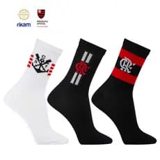 Meia Flamengo Esporte Adulto Oficial Licenciada