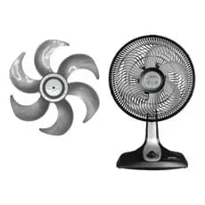 Hélice Ventilador Arno 6 Pás 30 Cm Turbo Silence Force Cinza