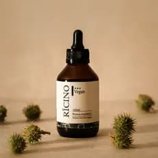 Óleo Vegetal de Rícino 100% Natural e Puro | Crescimento Capilar e Cílios, Anti Rugas, Acne e Caspa
