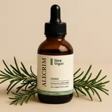 Óleo Vegetal de Alecrim para Crescimento Capilar | Vegano, Natural, Prensado a Frio – Fortalece e Estimula os Fios