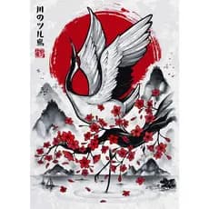 Quadro Decorativo Samurai Sakura Guerreiro, decoração casa Quadro Decorativo japonês gueixa samurai tamanho grande Decoração para sala casa cozinha quarto Quadro decorativo abstrata Moderno Decoração Sakura Guerreiro, Sunset Retro arte #54