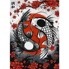 Quadro Decorativo Samurai Sakura Guerreiro, decoração casa Quadro Decorativo japonês gueixa samurai tamanho grande Decoração para sala casa cozinha quarto Quadro decorativo abstrata Moderno Decoração Sakura Guerreiro, Sunset Retro arte #52