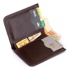 Carteira Masculina Couro Slim pequena Porta cartão Mini Completo