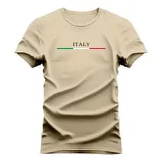 Camiseta Masculina Italy Algodão premium Lançamento
