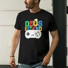 Camiseta Masculina Gospel Evangelica Jovens Deus esta no Controle Jesus