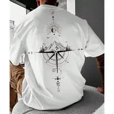Camiseta Basica Masculina CAMINHO DA MONTANHA StreetWear 100% Algodão