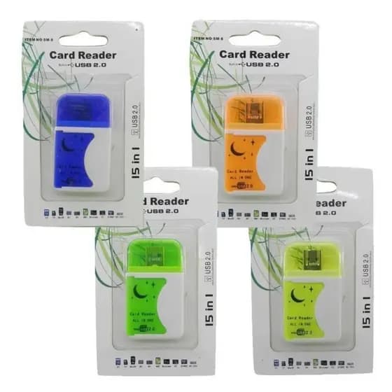 1x Unidade do Adaptador Usb Leitor Cartão Micro Sd Pendrive Card Reader