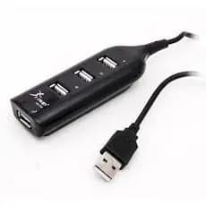 Hub Extensão Adaptador De 1 Usb Para 4 Usb Velocidade 2.0