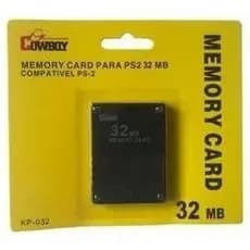 Memory Card 32 Mb Para Playstation 2 Sony Ps2 Cartão Memoria Gamer