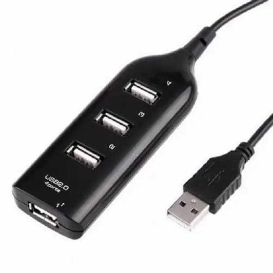 HUB EXTENSÃO ADAPTADOR DE 1 USB PARA 4 USB 2.0