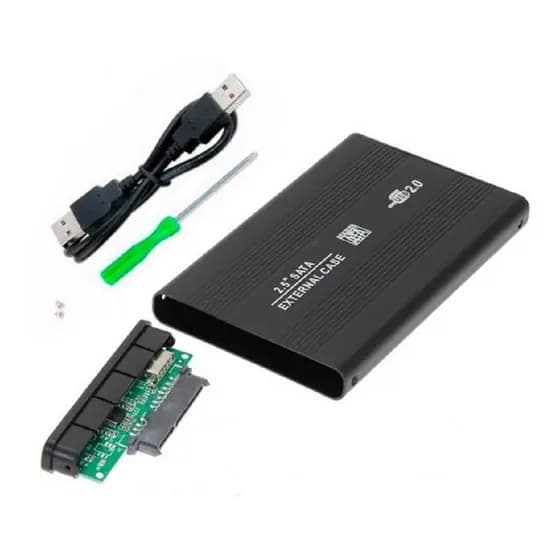 Case Sata 2.5 Hd Externo 80 160gb 250gb 320gb 500gb Usb 2.0