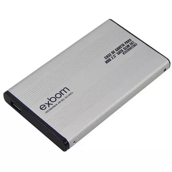 Case HD 2.5 polegadas Tipo SATA = Até 2 Tera Byte = HD SSD