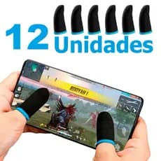 Kit 12 Peças Luvas De Dedo Gamer…